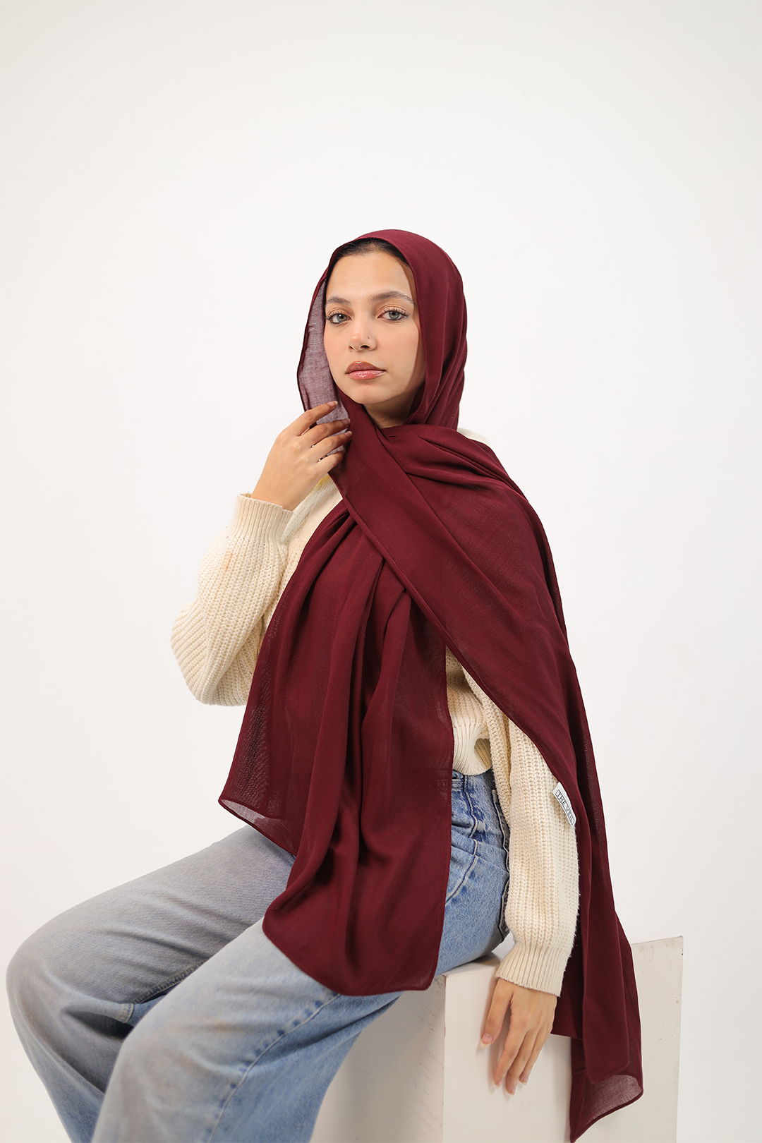 Burgundy Veil