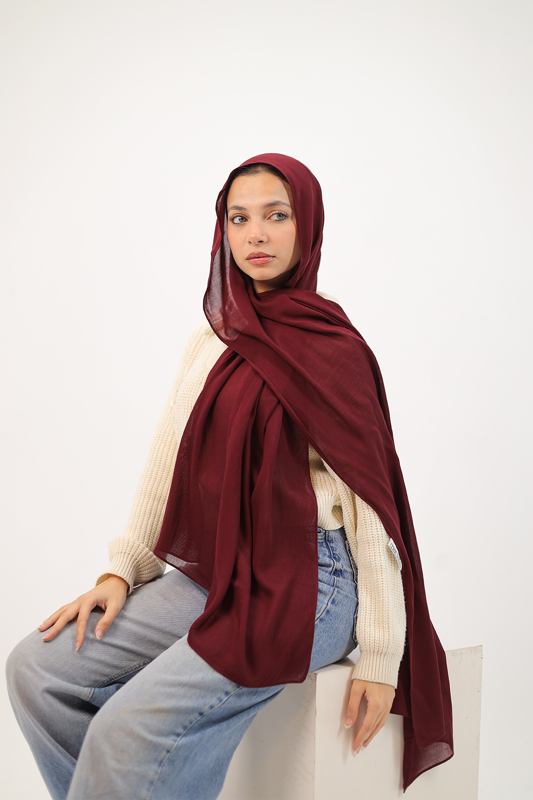Burgundy Veil