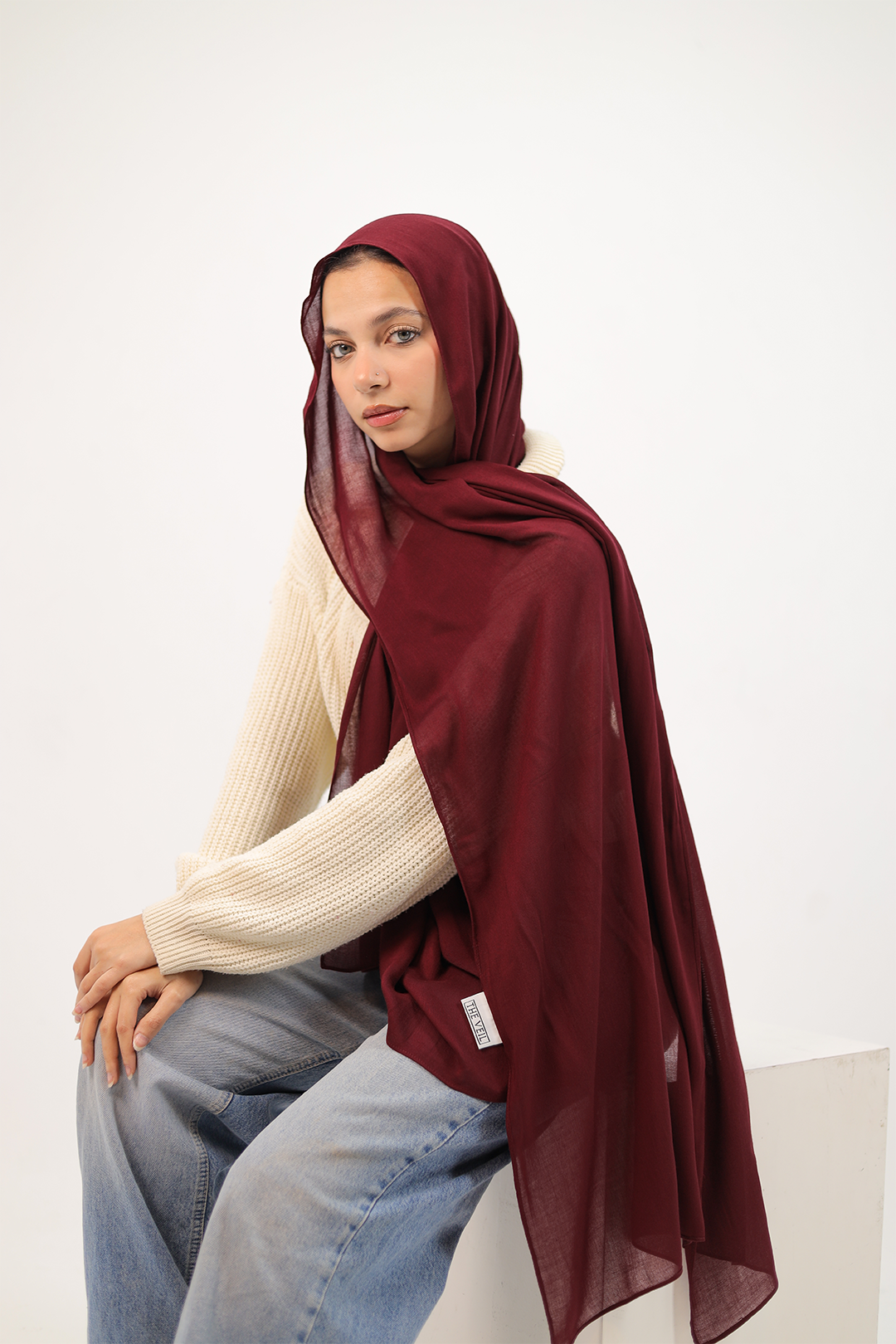 Burgundy Veil